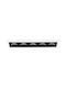 Ideal Lux Lika Trim Παραλληλόγραμμο Μεταλλικό Χωνευτό Σποτ με Ενσωματωμένο LED και Φυσικό Λευκό Φως Μαύρο 14.6x4.5εκ. 1τμχ