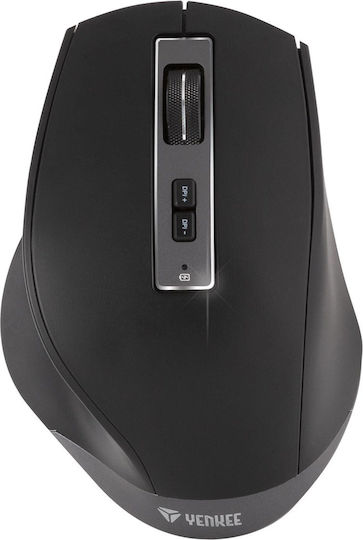 Yenkee YMS 2075 Kabellos & Verkabelt Ergonomisch Bluetooth Maus Schwarz