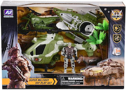 Martin Toys Super Military Set with Helicopter for 3+ years+ Years