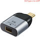ATC Μετατροπέας USB-C male σε mini DisplayPort female Ασημί (06.005.0082)