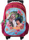 Sunce School Bag Trolley Elementary, Elementary Fuchsia with Water Bottle Holder 16Liters