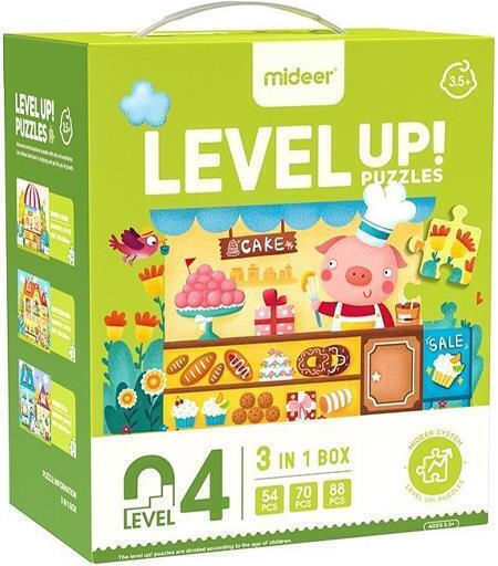 Παιδικό Puzzle Town για 3+ Ετών 88pcs MiDeer