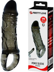 Pretty Love Breyden Penis Sleeve Black 15.5cm