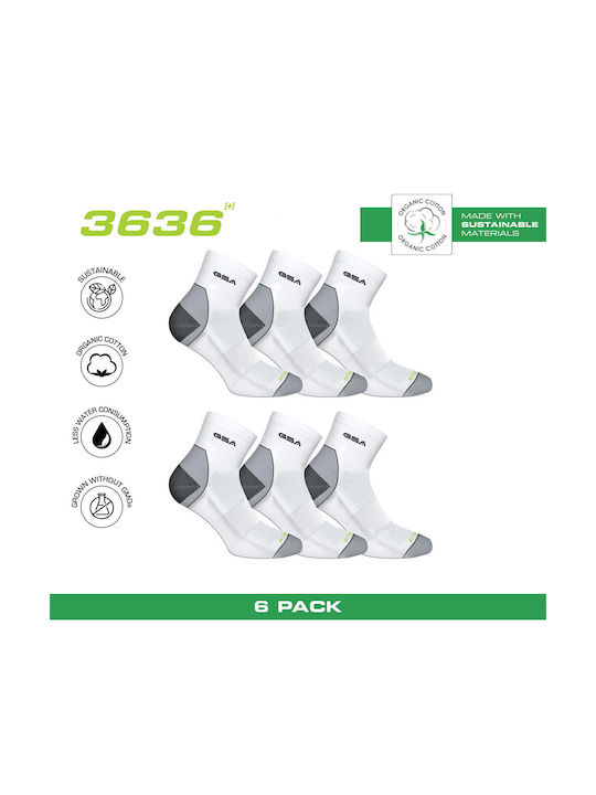 GSA Organicplus Sportsocken Mehrfarbig 6 Paare