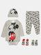 Alouette Mickey Mouse Σετ Φορμάκι με Παντελόνι Γκρι 5τμχ