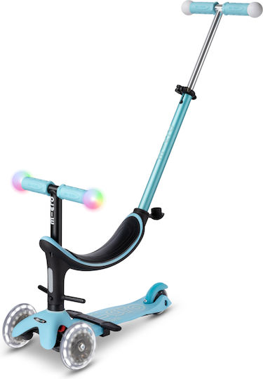 Micro Kids Scooter Mini2grow 3-Wheel with Seat for 12 Months Light Blue