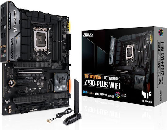 Asus TUF GAMING Z790-PLUS WIFI Motherboard ATX με Intel 1700 Socket 90MB1D80-M0EAY0