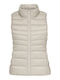 Women's Short Puffer Jacket for Winter Silver Lining