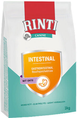 Canine Intestinal 1kg Dry Food for Adult Dogs with Duck and Rice