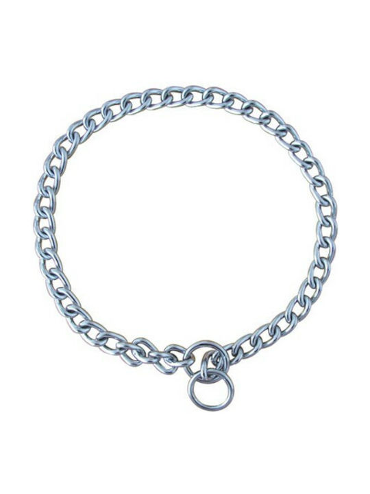 My Pet Dog Choke Collar Chain In Silver Colour Small 25mm x 45cm