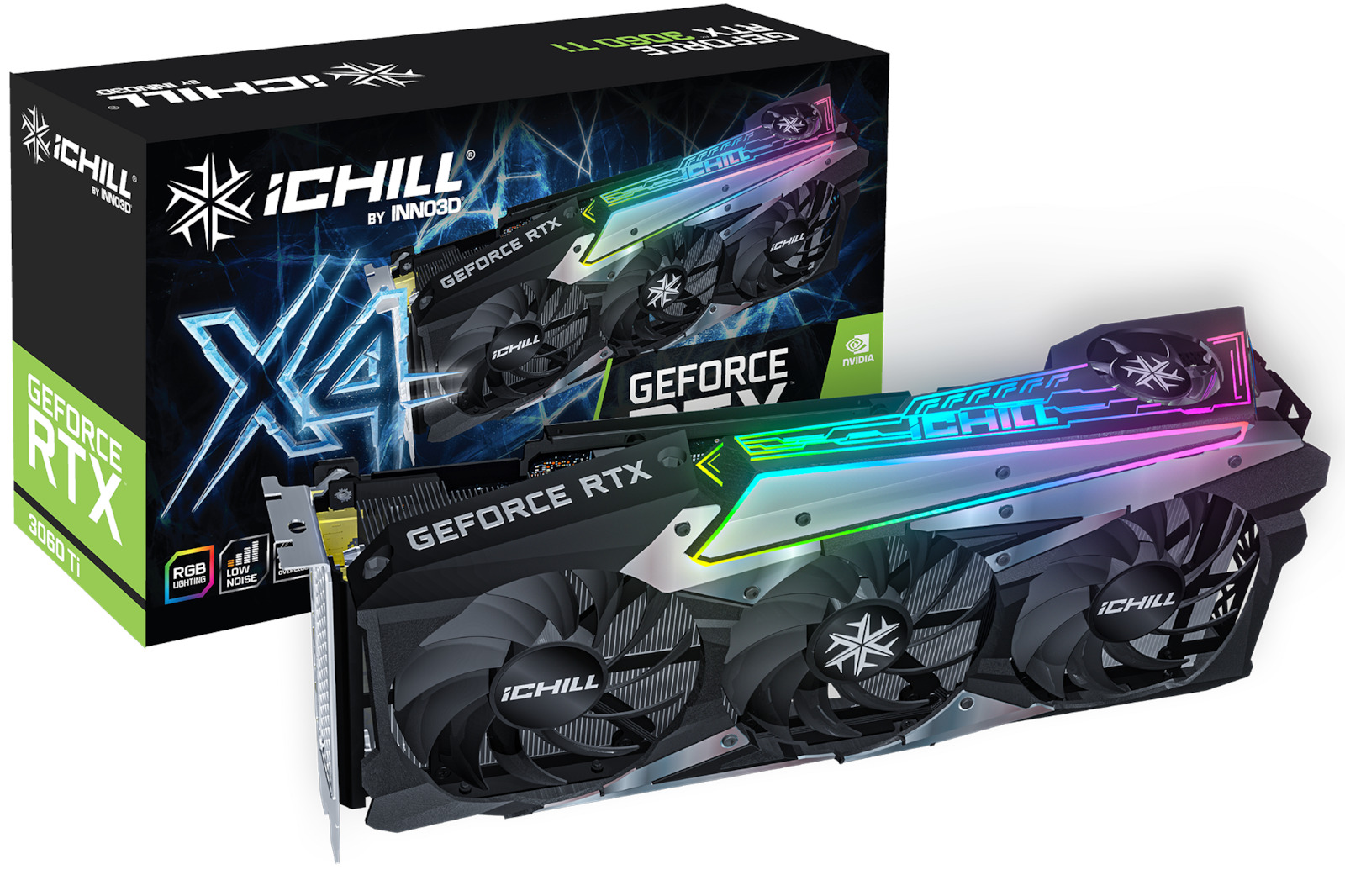 Inno 3D GeForce RTX 3060 Ti 8GB GDDR6X iChill X4 Κάρτα Γραφικών (C306T4 ...