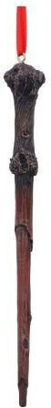 Harry's Wand Ornament Suspendat Din Plastic Maro 15.5cm