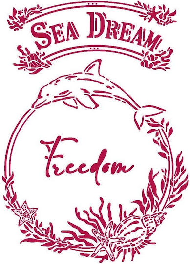 Stamperia Στένσιλ Σχεδίων Freedom 21x29,7cm