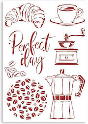 Stamperia Schablonen Designs Coffee