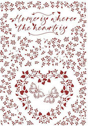 Stamperia Schablonen Designs Where The Heart Is
