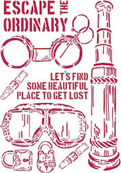 Stamperia Schablonen Designs Escape The Ordinary
