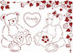 Stamperia Στένσιλ Σχεδίων Bears 20x15cm