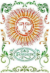 Stamperia Schablonen Designs Alchemy Sun