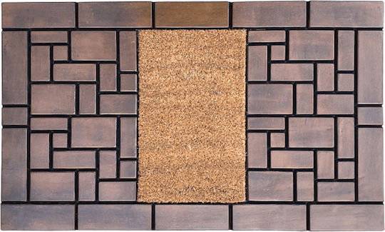 San Lorentzo Входен Килим Килим Brick Сив 45x75см 1800219 Сив San Lorentzo Входен Килим Килим Brick Сив 45x75см 1800219 Сив