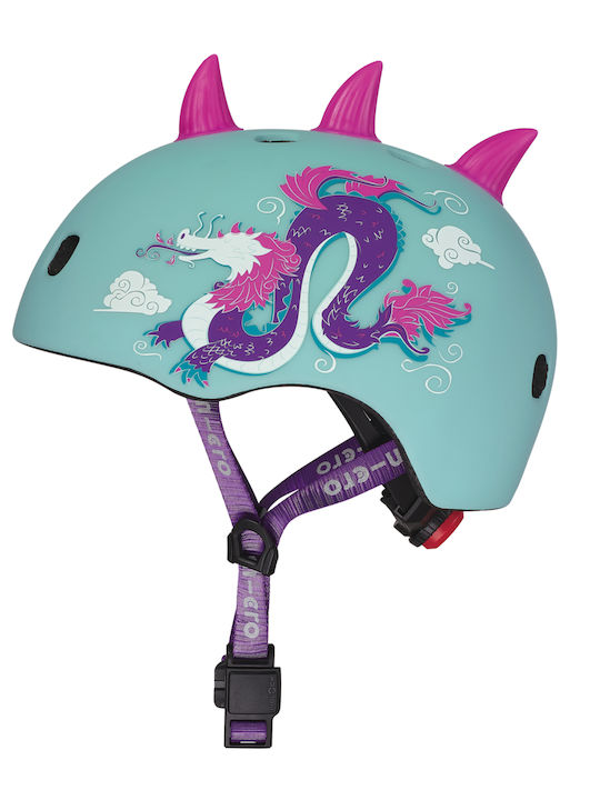 Micro Micro 3D Dragon Kids' Helmet for City Bik...