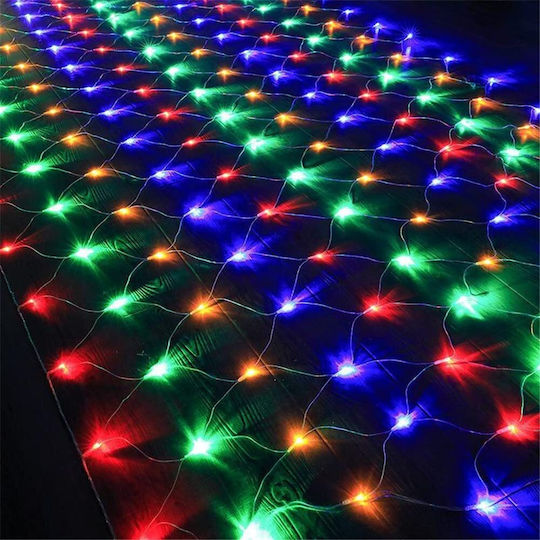 Lichterketten LED 4m. x 200cm Mehrfarbige Typ Netz 1Stück