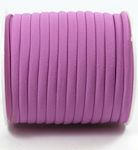 Elastisches Nylon Lycra Band 5mm/Meter Lila