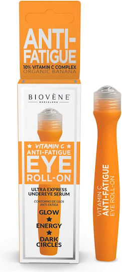 Biovene Anti-Fatigue Roll Ενυδατικό & Αντιγηραντικό Serum Ματιών με Βιταμίνη C για Μαύρους Κύκλους & Λάμψη 15ml