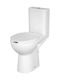 Cersanit Etiuda Accessible Toilet with Flush Without Cover White