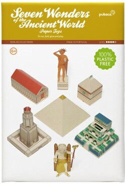 Pukaca Paper Construction Toy The 7 Wonders of the Ancient World for Children 6+ years old+ Years