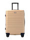 Amber AM1003 Large Hard Suitcase Amber with 4 Wheels Height 76cm