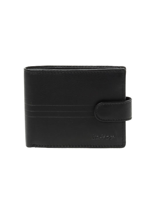 Lavor Men's Leather Wallet with RFID Black