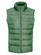 Jack & Jones Scurt Jachetă de femei Fără mâneci Puffer pentru iarnă Verde