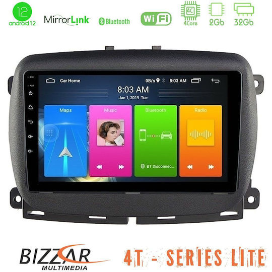 Bizzar Ηχοσύστημα Αυτοκινήτου για Fiat 500L / 500 L 2012-2018 (Bluetooth/USB/WiFi/GPS/Apple-Carplay/Android-Auto) με Οθόνη Αφής 10"