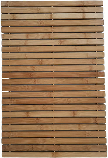 Cyclops Wooden Bath Mat 004101457 Brown 40x60cm