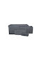 Supergreens Moody Ζαρντινιέρα Πήλινη Γκρι 80x37x37εκ.
