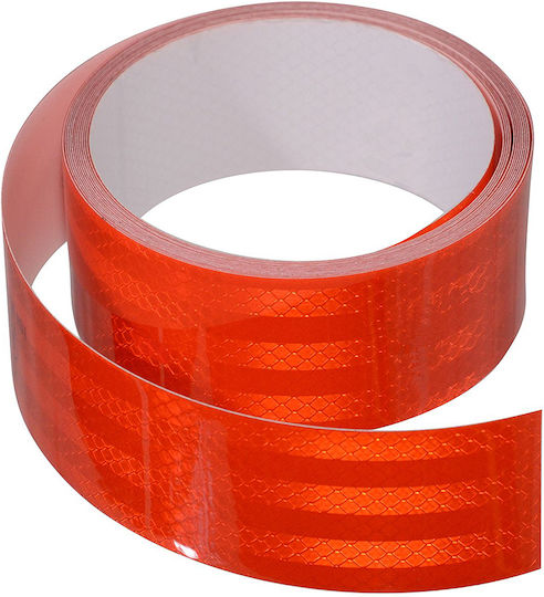 Compass Adhesive Reflective Tape Red W5cm x L1m