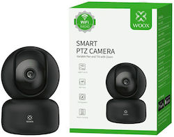 Woox IP Κάμερα Παρακολούθησης Wi-Fi 1080p Full HD με Αμφίδρομη Επικοινωνία σε Μαύρο Χρώμα R4040-B