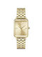 Rosefield The Octagon Watch with Gold Metal Bracelet