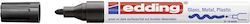 Edding Gloss 750 Ανεξίτηλος Μαρκαδόρος Μαύρος 4mm