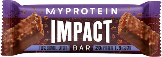 Myprotein Impact Μπάρα Πρωτεΐνης με Γεύση Fudge Brownie 64gr
