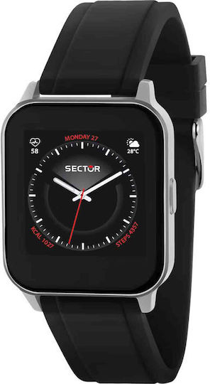 Sector S05 Smartwatch mit Pulsmesser (Schwarz)