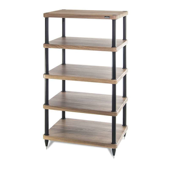 Solidsteel S3-5 Rack 5 Επιπέδων Walnut 58.4x106x43cm