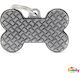 My Family Bronx Platform Dog ID Tag Bone Silver...