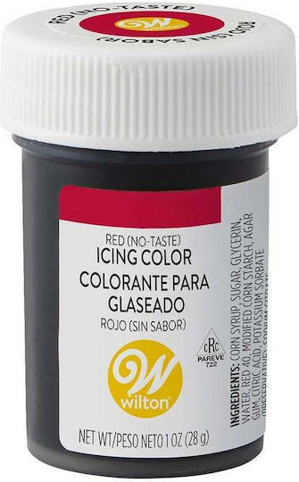 Wilton Food Colouring Paste Without Flavor Red Jar 28gr
