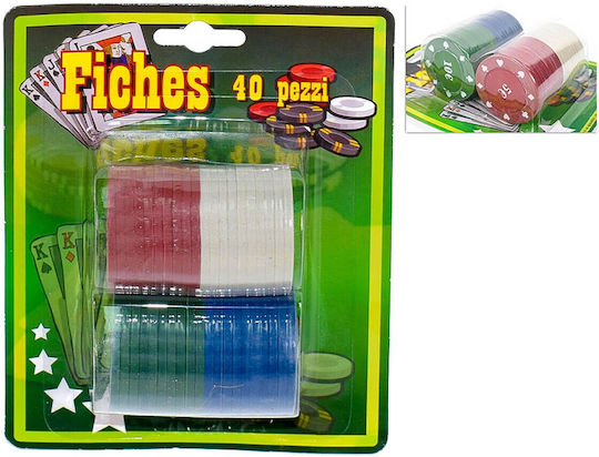 Due esse Set 40 Poker Chips