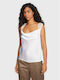 Guess Women's Blouse Satin with Straps White