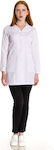 Leon 101-1 Women's Medical Dressing Gown White