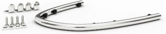 Vespa Motorcycle Plastic Part Front Fender Chrome Bumper for Piaggio GTS 300 for Vespa GTS 300 2023 Silver 1pcs
