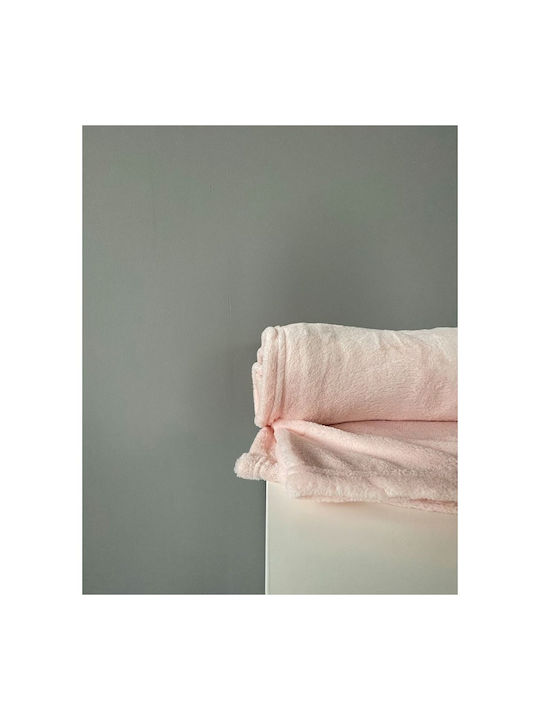 Pennie Arctic Blanket Velvet Single 150x200cm. Pink Soft