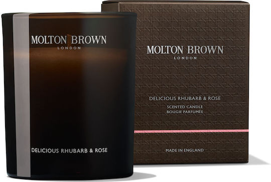 Molton Brown Aromatisches Kerze in Gefäß mit Duft Köstlicher Rhabarber & Rose 190gr